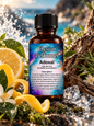 Adoxal 10% perfume grade marine ozonic aldehydic aroma chemical by Elysian Perfumes in amber bottle with ocean waves, citrus and floral notes